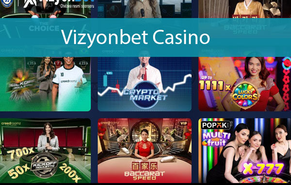 Vizyonbet casino sağlayıcılarıyla güven veren formattadır.