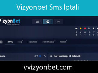 Vizyonbet sms iptali yapabileceğiniz pratiklikteki sitedir.